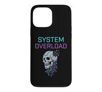 Surcharge du système Cyberpunk Skull Circuit Art Coque pour iPhone 13 Pro Max