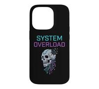 Surcharge du système Cyberpunk Skull Circuit Art Coque pour iPhone 14 Pro