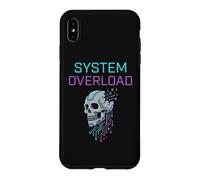 Surcharge du système Cyberpunk Skull Circuit Art Coque pour iPhone XS Max