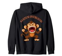 Surcharge du système : Singe Hurlant ou chimpanzé. Sweat à Capuche