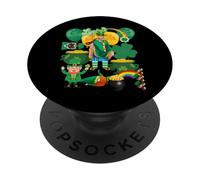 Surchargé St Patrick Day Funny Absurd Meme PopSockets PopGrip Adhésif