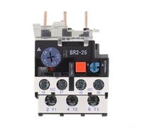 Surcharge thermique pour relais NR2-25 pour protection du moteur, réglable de 0,1 A à 25 A, compatible avec les contacteurs CJX2, boîtier ignifuge, réinitialisation manuelle et automatique (1,6 à 2,5