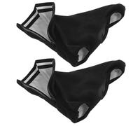 Surchaussures de Cyclisme Coupe-vent Fermeture Éclair Noir L | Tissu Élastique, Protection le Froid et L’humidité, pour Hommes et Femmes, Jours Venteux Style Aléatoire