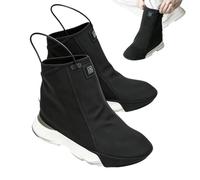 Surchaussures de Vélo Protège-Chevilles Chauffants 3 Niveaux Coupe-Vent | Surchaussures Cyclisme Pour Moto Hiver Plein Air Femme Homme