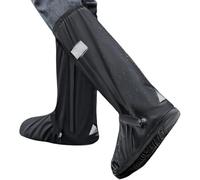 Surchaussures Imperméables pour Hommes Et Femmes - Surchaussures De Pluie Réutilisables avec Fermeture éclair, Semelle Antidérapante Et Bande Réfléchissante pour Les Sports S