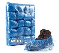 Surchaussures Jetables 100 pcs Sur Chaussure Jetable Couvre-chaussures jetables Antidérapant Imperméable Pour domestique Visiteur Taille Unique