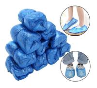 Surchaussures Jetables Antidérapante 100 Pcs Couvre-chaussures Jetables Imperméable en Plastique CPE Protege Chaussures-KOR