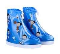 Surchaussures Zippé Imperméables Bleu S PVC pour Garçon, et Filles