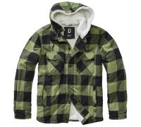Brandit Sweat zippé à capuche Lumberjack Winter XL Noir/Olive