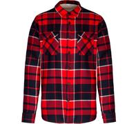 Surchemise À Carreaux Doublée Sherpa - K579 - Rouge - Homme