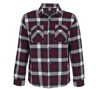 Surchemise À Carreaux - Homme - 03989 - Rouge Bordeaux