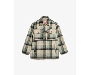 Surchemise Ã©paisse non doublÃ©e femme Superdry Bleu XL