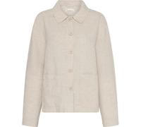 Surchemise classique lin femme KnowledgeCotton Apparel Gots Vegan Gris L