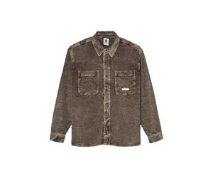 Surchemise Element Relax Washed Cord Marron M