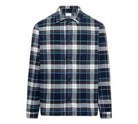 Surchemise en flanelle de coton KnowledgeCotton Apparel Bleu M