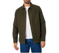 Surchemise en moleskine Superdry Homme Vert - Loose - Manches longues - Col chemise XXL