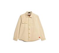 Superdry Surplus Canvas Overshirt Beige 2XL Homme