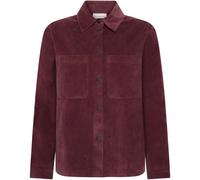 Surchemise en velours côtelé femme KnowledgeCotton Apparel Rouge S