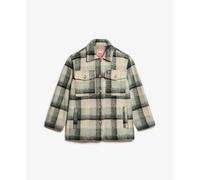 Superdry Heavyweight Unlined Overshirt Gris L Femme