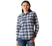 Surchemise femme Ariat Rebar Flannel DuraStretch Bleu S