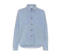 Soaked in Luxury - Chemisier Overshirt en Denim Bleu Clair - Femme - Blouses et Chemises - Bleu - Taille: 42 FR