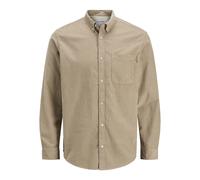 Jack & Jones Chemise Classic en velours côtelé manches longues Beige M Homme