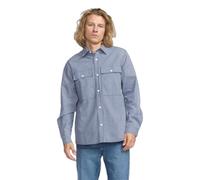 Surchemise manches longues avec pochet Revolution Bleu L