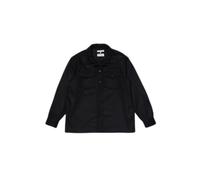 Surchemise manches longues Nudie Jeans Vincent Solid Board Noir S