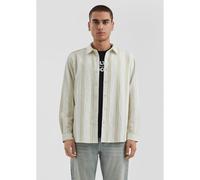 Surchemise manches longues rayÃ©e et style dÃ©contractÃ© QS Blanc S