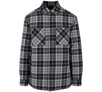 Urban Classics Chemise gris / noir / blanc, Taille M