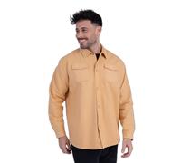 Surchemise mi-saison avec poches plaquées Camberabero Jaune 4XL