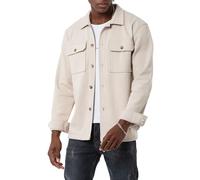 Surchemise Oversize au Design Minimaliste - Veste Chemise idéale pour des Looks décontractés Beige L