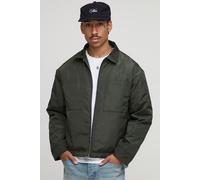 Surchemise oversize matelassée à broderie homme - kaki - XL, kaki