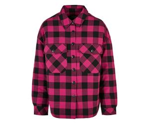 Surchemise rembourrÃ©e en flanelle femme Urban Classics GT Violet 4XL