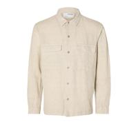 Surchemise Selected Mads-linen Beige XL