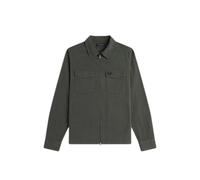 Surchemise sergÃ© zippÃ© Fred Perry Vert M