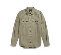 Surchemise slim manches longues G-Star Marine Vert L