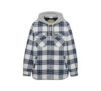 Superdry Borg Lined Hooded Overshirt Long Sleeve Shirt Blanc 2XL Homme