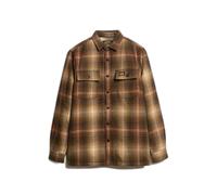 Surchemise Superdry Wool Miller Marron XL