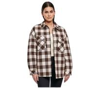 Surchemise - URBAN CLASSICS - GT - Rembourrée - Flanelle - Oversize - Rose/Marron XXXXXL