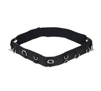Surcingle de formation de chevaux fonctionnels | Ajustable & Breathable for Lunging & Conditioning | Secure Equestrian Supplies for Riding/Training/Competition (L)