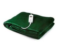 Surcouverture électrique DOMO - 10 positions de chaleur - Soulage et stimule - Molleton flanelle -180x160 cm - Vert Vert foncé G