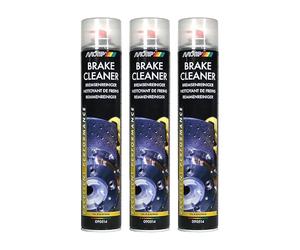 SURDISCOUNT 3 bombes de produit nettoyant pour freins - Auto - Moto - 750 ml - Motip