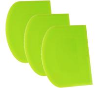 SURDOCA Corne Patisserie Coupe Pate Pain - 3P 4.7x3.7'' Antidérapante Plastique sans BPA Bord et Coin Tranchants Souple Racloir Coupe Pate Patisserie - Accessoires de Décoration Outils de Modelage