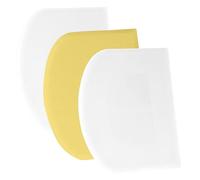 SURDOCA Corne Patisserie Coupe Pate Pain - 3P 4.7x3.7'' Antidérapante Plastique sans BPA Bord et Coin Tranchants Souple Racloir Coupe Pate Patisserie - Accessoires de Décoration Outils de Modelage