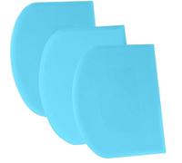 SURDOCA Corne Patisserie Coupe Pate Pain - 3P 5.9x4.3'' Antidérapante Plastique sans BPA Bord et Coin Tranchants Souple Racloir Coupe Pate Patisserie - Accessoires de Décoration Outils de Modelage