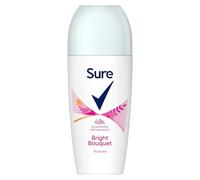 Sure Bright Bouquet Lot de 6 déodorants roll-on anti-transpirants pour femme Parfum fraise, abricot et vanille pour 48 heures de protection contre la transpiration et les odeurs 50 ml