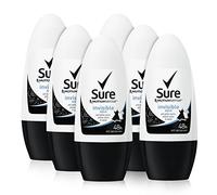 Sure Invisible Aqua Protection - Bâton de crème anti-transpirante pour femme - Fraîcheur propre et durable - Anti-transpiration et odeur corporelle - Grand lot (6 x 50 ml)