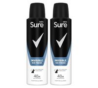 Sure Men Anti Perspirant Aerosol Invisible Ice Déodorant 150 ml 1 Unité