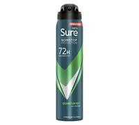 Sure Men Nonstop Protection Quantum Dry Déodorant en spray anti-transpirant pour homme avec technologie Body Heat Activated et un parfum d'agrumes et boisé pour 72 heures de protection contre les